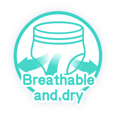 Breathable and dry