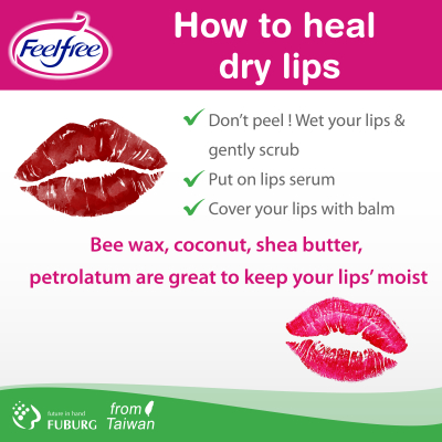 How to heal dry lips