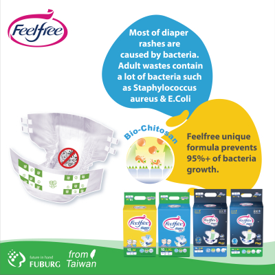 Feelfree unique formula prevents 95%+ of bacteria growth.