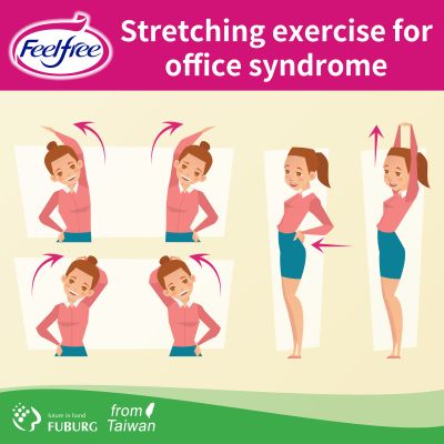 Stretching exercise for office syndrome